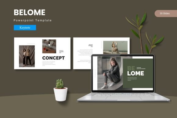 Belome - Keynote Template: Your Blueprint for Polished Presentations