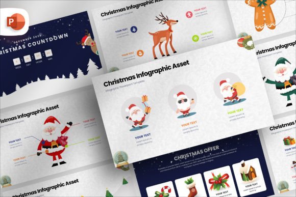 Christmas Slide Infographic Presentation: Elevate Your Holiday Message