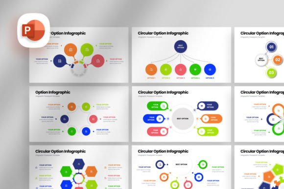 Circular Option Infographic: Visualizing Complex Ideas