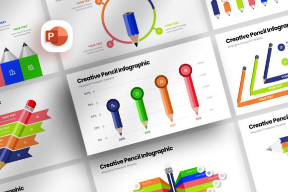 Creative Pencil Infographic Presentation: A Modern Tool for Visual Storytelling