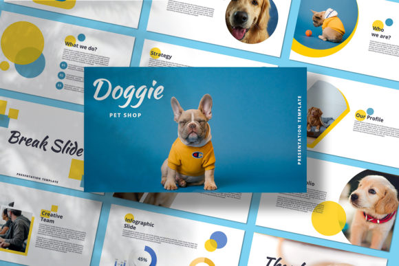 Doggie PowerPoint Template: A Fresh Take on Visual Storytelling