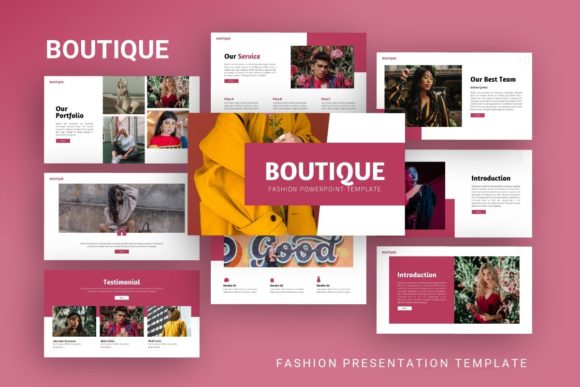 Effortless Elegance: The Boutique Fashion Presentation Template