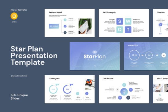 Elevate Your Visual Storytelling with Start Plan Google Slides Template