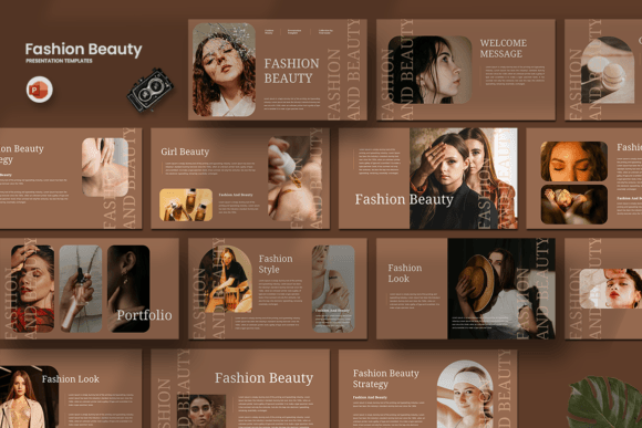 Fashion Beauty PowerPoint Template: Elevate Your Visual Storytelling