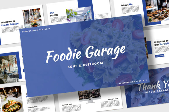 Foodie Garage: A Bold Keynote Template for Culinary Creators