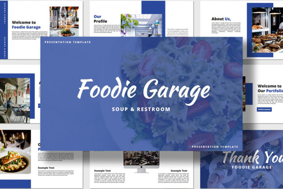 Foodie Garage: Your Go-To Google Slides Template