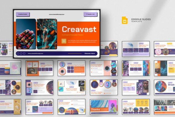 Fun & Creative Google Slides Template: Modern Minimalism for Impactful Branding