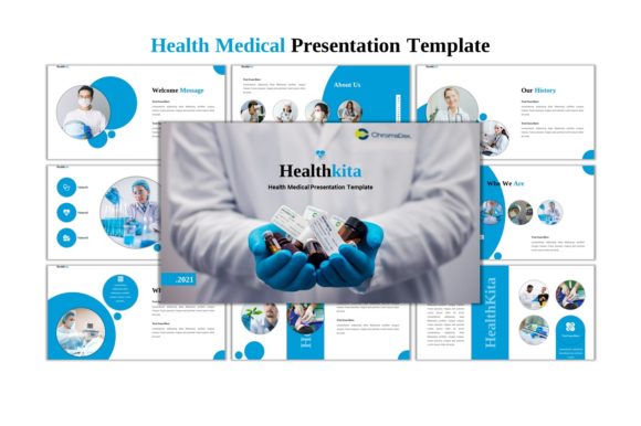 HealthKita: A Medical PowerPoint Template for Clear Presentations