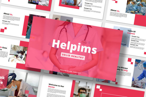 Helpims - PowerPoint Template: Your Modern Slide Design Solution