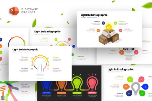 Illuminate Your Ideas with the Light Bulb Infographic Template