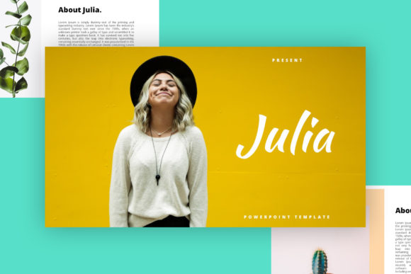 Julia - Google Slides Template: A Modern Approach to Presentations