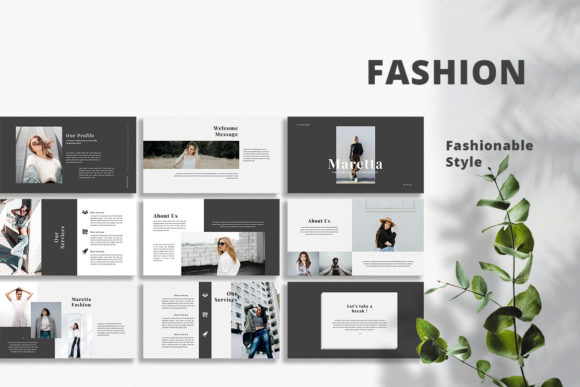 Maretta PowerPoint Template: Modern Slides for Creative Pros