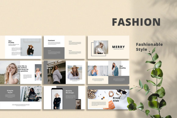Merry - Google Slides Template: A Modern Creative Solution for Your Presentations