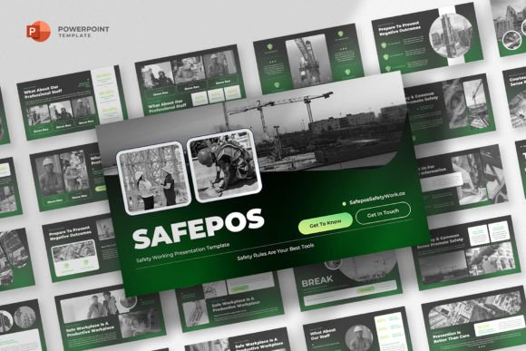 Modern Workplace Safety PowerPoint Template for Clear Communication