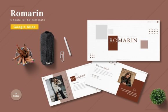 Romarin - Google Slide Template: A Design Toolkit for Impactful Communication