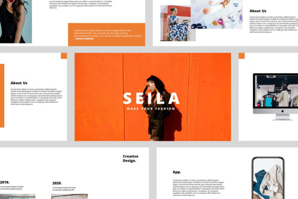 Seila - Google Slides Template: Modern, Creative, Unique Slides
