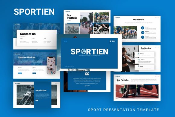 Sportien Sport Presentation: A Dynamic Template for Modern Projects