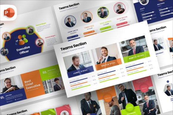 Teams Section Infographic Presentation: The Ultimate Tool