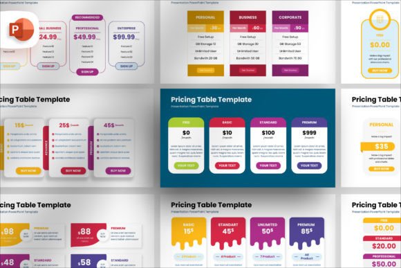 Transform Data into Visual Stories with the Pricing and Table Infographic Template