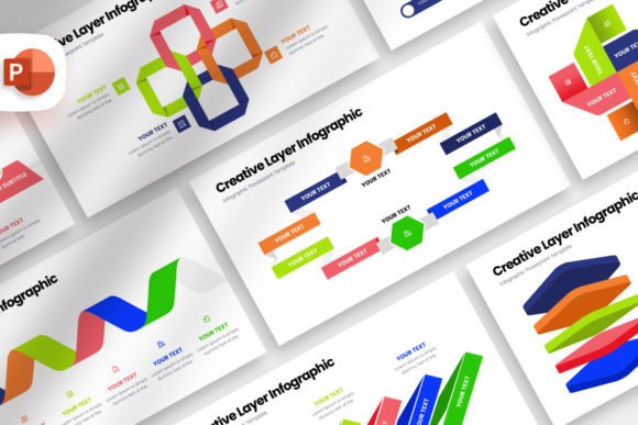 Visualizing Data with Creative Layer Infographic Presentation